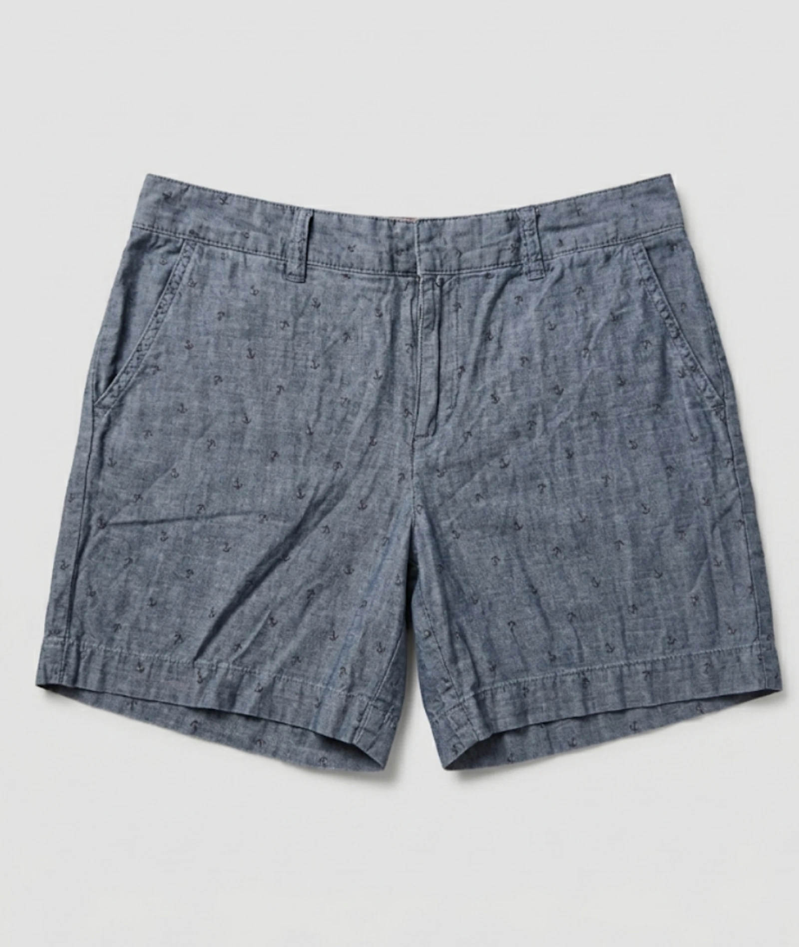 Tommy Hilfiger Blue Nautical Anchor Shorts Size 40 L